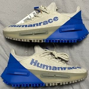 Adidas X Pharrell NMD S1 MAHBS blue tan women's size 6 men's size 5
